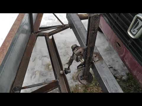 Видео: Отвал на Ниву для уборки снега, как делать нельзя!