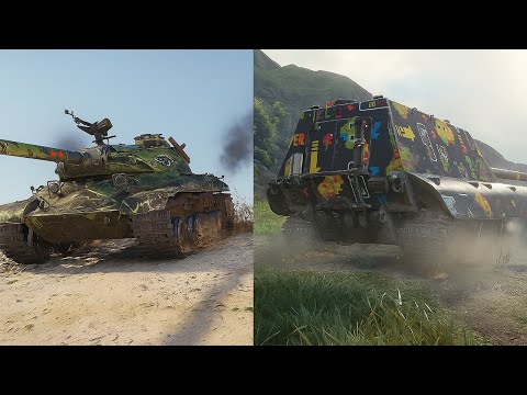 Видео: WZ-111 5A & Jg.Pz. E 100 • Два танка, два стиля, одна доминация! • World of Tanks