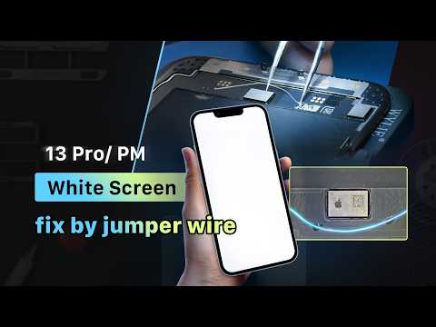 Видео: Распространенное решение проблемы белого и зеленого экрана на iPhone 13 Pro/Pro Max: Jumping Wire