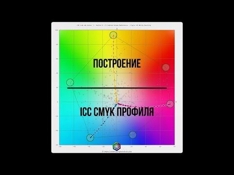 Видео: Lesson 4. Построение icc CMYK профиля