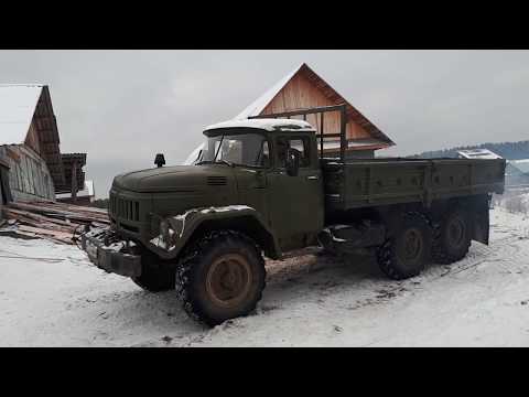 Видео: Обзор  Зил-131/ ZIL 131  с тракторным двигателем