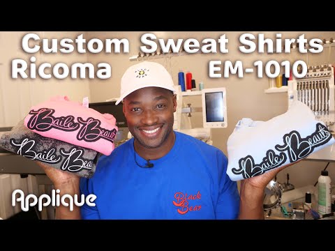 Видео: Рабочий процесс Ricoma Em 1010 Embroidery Business Applique