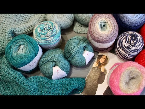 Видео: ОБЗОР пряжи Laines du Nord - Warmy, Vogue, Poema, Dolce vita, Mercerized merino, Fiaba. 5 МОТКОВ