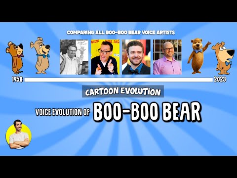 Видео: Эволюция голоса медведя Йоги Бу-Бу — 65 лет в сравнении и объяснении | Эволюция мультфильмов
