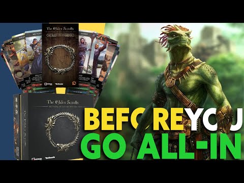 Видео: Прежде чем вы пойдёте ва-банк в настольной игре The Elder Scrolls…