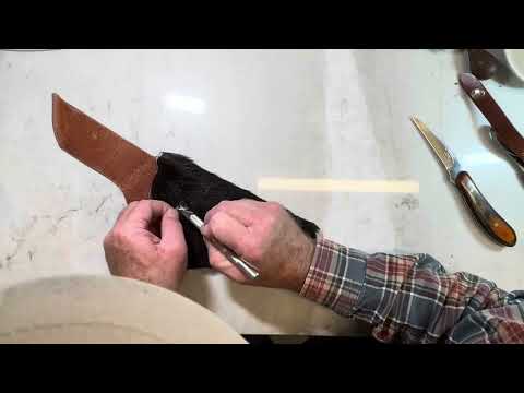 Видео: Необычная кожаная кобура на заказ #кожевеннаяработа #кожаноедело #кожанаякобура