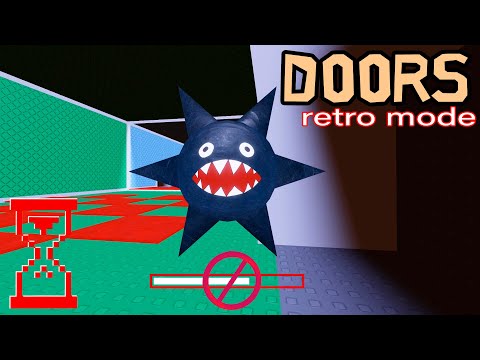 Видео: Прохождение Retro mode Дорс без получения Урона // Doors