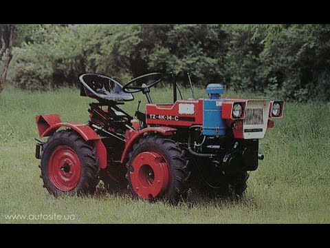 Видео: Трактор TZ-4K-14. Редкий двухтактный малыш из Чехословакии.Обзор.