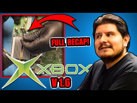 Видео: XBOX 1.6 — Как заменить конденсаторы (Подробное руководство)