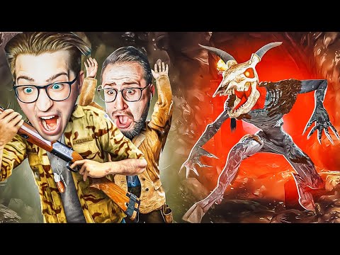 Видео: БЕГИИИИИ! ПОПАЛИ В СТРАШНЫЙ ЛЕС С ГОТМЭНОМ! СЕЗОН ОХОТЫ НА МОНСТРОВ ОТКРЫТ! (The Goatman)