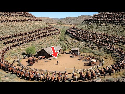 Видео: Он дал воды женщине-АПАЧИ гигантше — на следующий день 300 ВОИНОВ окружили его ранчо