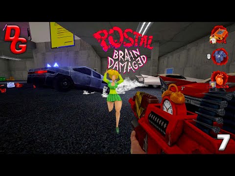 Видео: Postal Brain Damaged // Часть 7 // Битва с короновирусом, игровая выставка F4, сумашедшие кибертраки