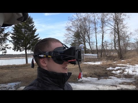 Видео: Самодельный FPV шлем. FPV на экране смартфона.