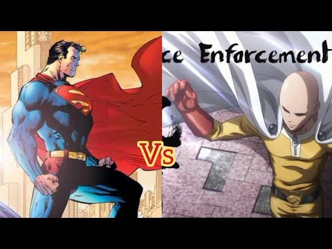 Видео: Сайтама против Супермена ( Ванпанчмен) vs ( DC комиксы)