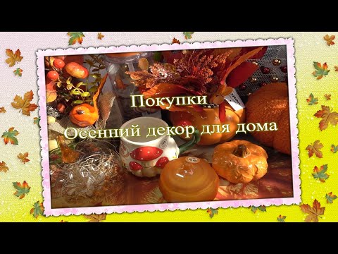 Видео: Осенний декор для дома из магазина PEPCO
