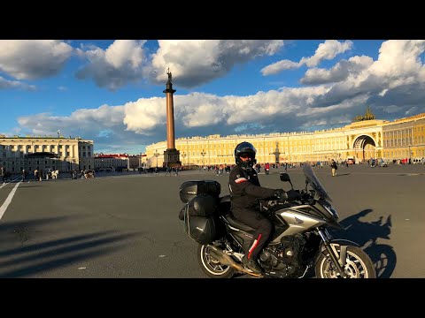 Видео: Motorcycle Trip (12) Russia 🇷🇺🇫🇮🇪🇪🇱🇻🇱🇹 Baltic States NC750X Russland, Мотопутешествие