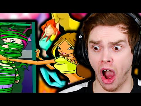 Видео: Я не думала, что Клуб ВИНКС вне контекста может быть таким пугающим, но, боже мой, как же я была ...