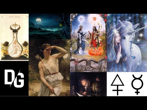 Видео: Луна или Диана в алхимии