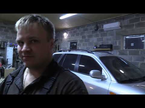 Видео: замена основного радиатора системы охлаждения на автомобиле: Santa Fe sm 1 gn
