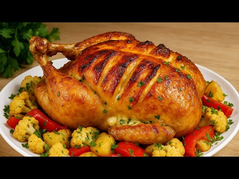 Видео: Запечённая сочная Курица в духовке! Бабушка научила этому Трюку!