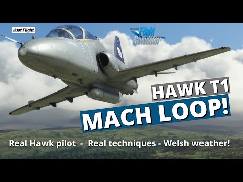 Видео: Петля Маха — навигация на малых высотах — Just Flight Hawk T1 (MSFS) — настоящий пилот Hawk