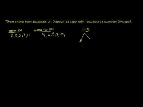 Видео: Анхны тоон задаргаа