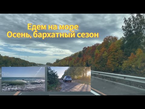 Видео: На море на машине осенью, едем в Лазаревское.