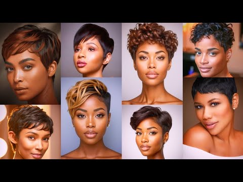 Видео: 🔥❤110 коротких стрижек и причесок для темнокожих женщин с короткими волосами | Красивые идеи коро...