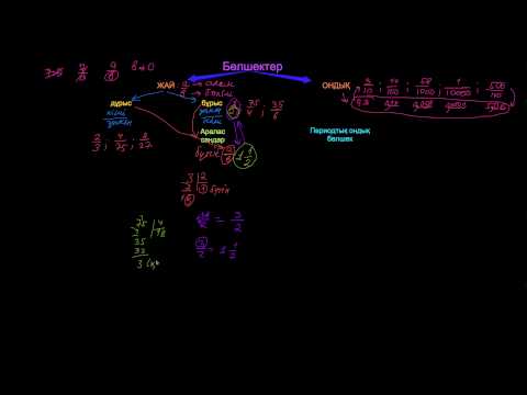 Видео: Бөлшектер