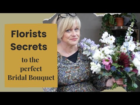 Видео: Секрет идеального свадебного букета от флориста | Пошаговое руководство