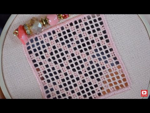 Видео: Мережка/Drawn thread embroidery #Мережка#hardanger#embroidery