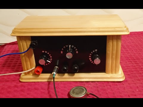 Видео: "Вечный" детекторный приемник, реплика 20-х. Мечта коллекционера  (Crystal  radio)