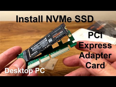 Видео: Как установить твердотельный накопитель NVMe в ПК (с помощью адаптера M.2)