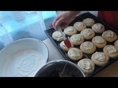 Видео: готую маково-сирні ватрушки по новому .