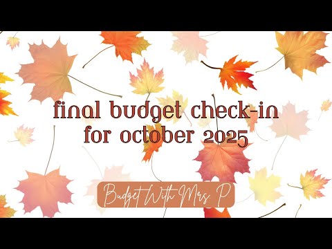 Видео: Итоговая проверка за октябрь | Еженедельный бюджет на зарплату | Бюджет с нулевой базой | Процесс...