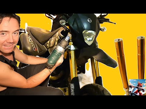 Видео: Вилка-перевёртыш мотоцикла BM Motard 200 - обслуживание и ремонт #ЛёхаЛис