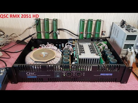 Видео: QSC RMX 2051 HD, QSC RMX 2451 HD, QSC RMX 3051 HD апгрейд усилителя Василия 2SC. Зачем нужен лимитер