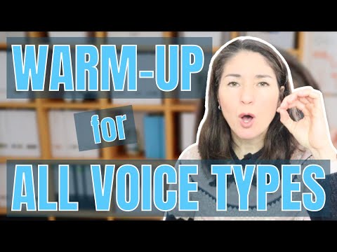 Видео: ВОКАЛЬНАЯ РАЗМИНКА ДЛЯ ВСЕХ ТИПОВ ГОЛОСА