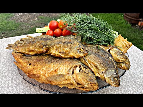 Видео: Жареный КАРАСЬ / Fried CRUCIAN CARP