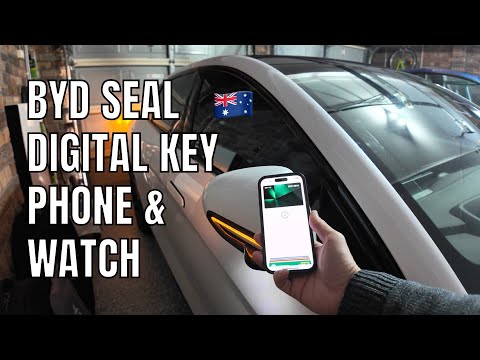 Видео: Демонстрация цифрового ключа BYD Seal iPhone за август 2024 г., обновление для Австралии
