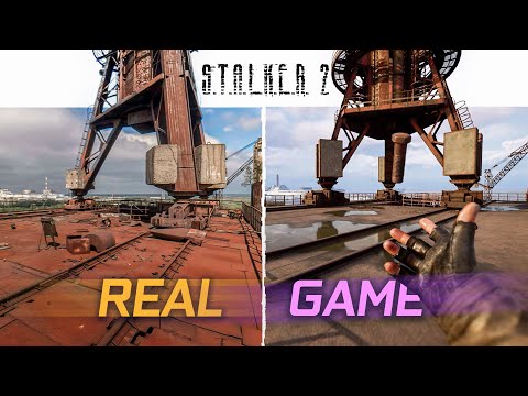 Видео: Сталкер 2 VS реальная Чернобыльская АЭС. Сравнение графики. Эпизод 2