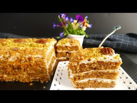 Видео: САМЫЙ ВКУСНЫЙ И БЫСТРЫЙ МОРКОВНЫЙ ТОРТ ЗА 30 МИНУТ!