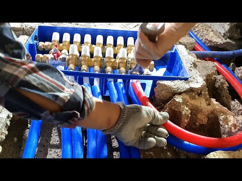 Видео: Установка домашнего водораспределителя с удлинителем трубы (Часть 2)