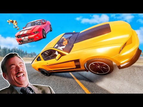 Видео: Смешные моменты Ford Mustang 🤣 - [BeamNG.Drive]