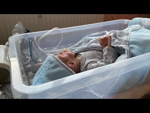 Видео: Влог в роддоме с реборном у нас новый малыш