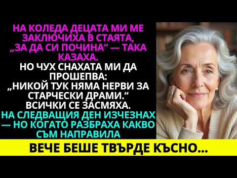 Видео: На Коледа децата ми ме заключиха в стаята. После чух как казват: „Тя е просто една драматична стариц
