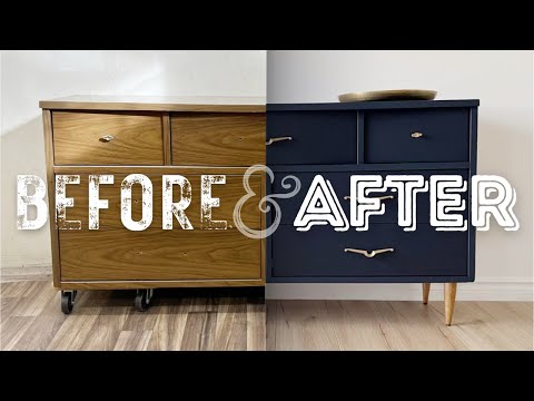 Видео: То, что это ЛАМИНАТ, не значит, что это МУСОР! | Преображение комода MCM