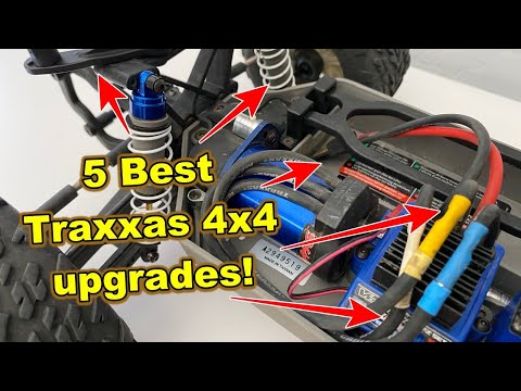 Видео: 5 лучших улучшений для Traxxas Slash 4x4, Stampede 4x4, Rustler 4x4 и Rally 4x4