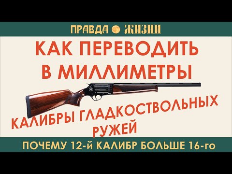 Видео: Калибры охотничьих ружей в миллиметрах