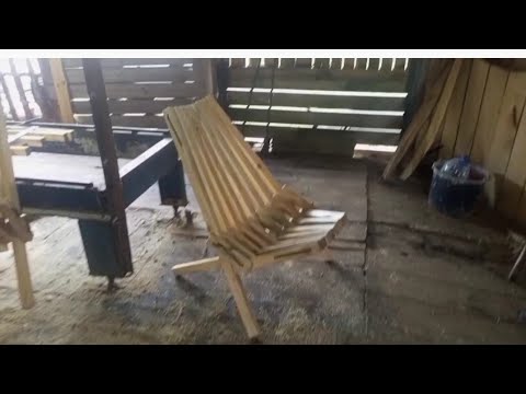 Видео: Собираю дачный деревянный стул